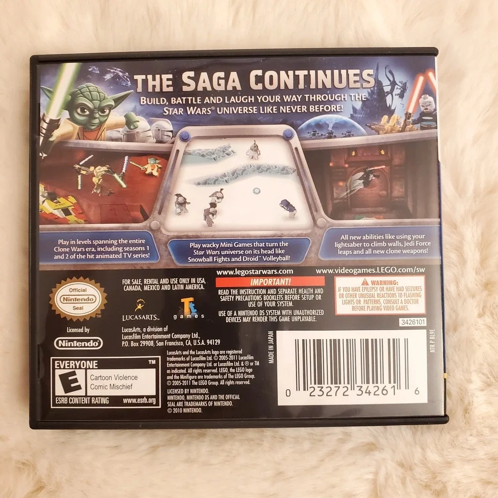 LEGO Star Wars III: The Clone Wars‎ (Nintendo DS, 2011) Working Tested CIB